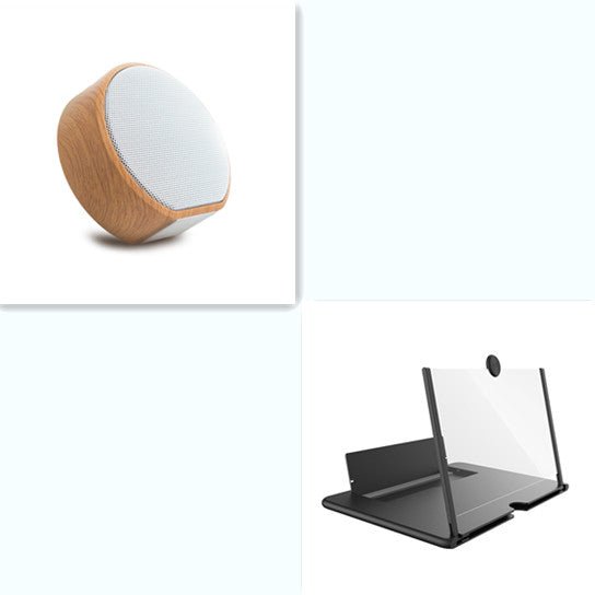 Mini Wood Bluetooth Speaker Portable Outdoor Wireless Support AUX TF - Jabula & Co
