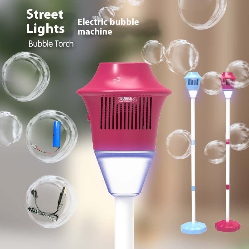 Lamp Soap Bubbles Machine Automatic Bubble Gun Creative Bubble Gun Toys Blower Maker Weeding Birthday Party Games Toys - Jabula & Co