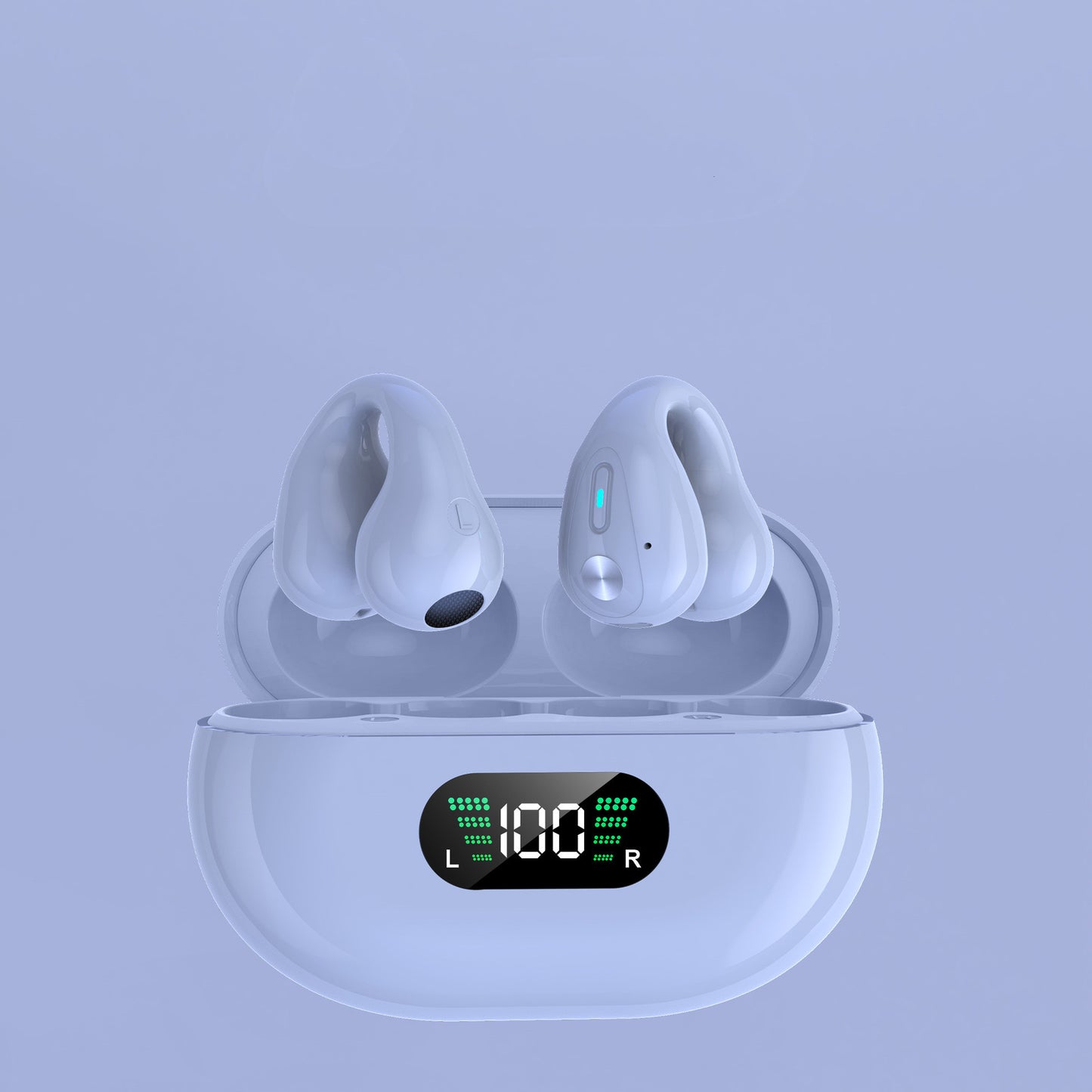 Bone Conduction Headphones TWS Earbuds Ear Clip Bluetooth 5.3 Touch Wireless Earphone In-Ear Bass HIFI Sports Headset - Jabula & Co