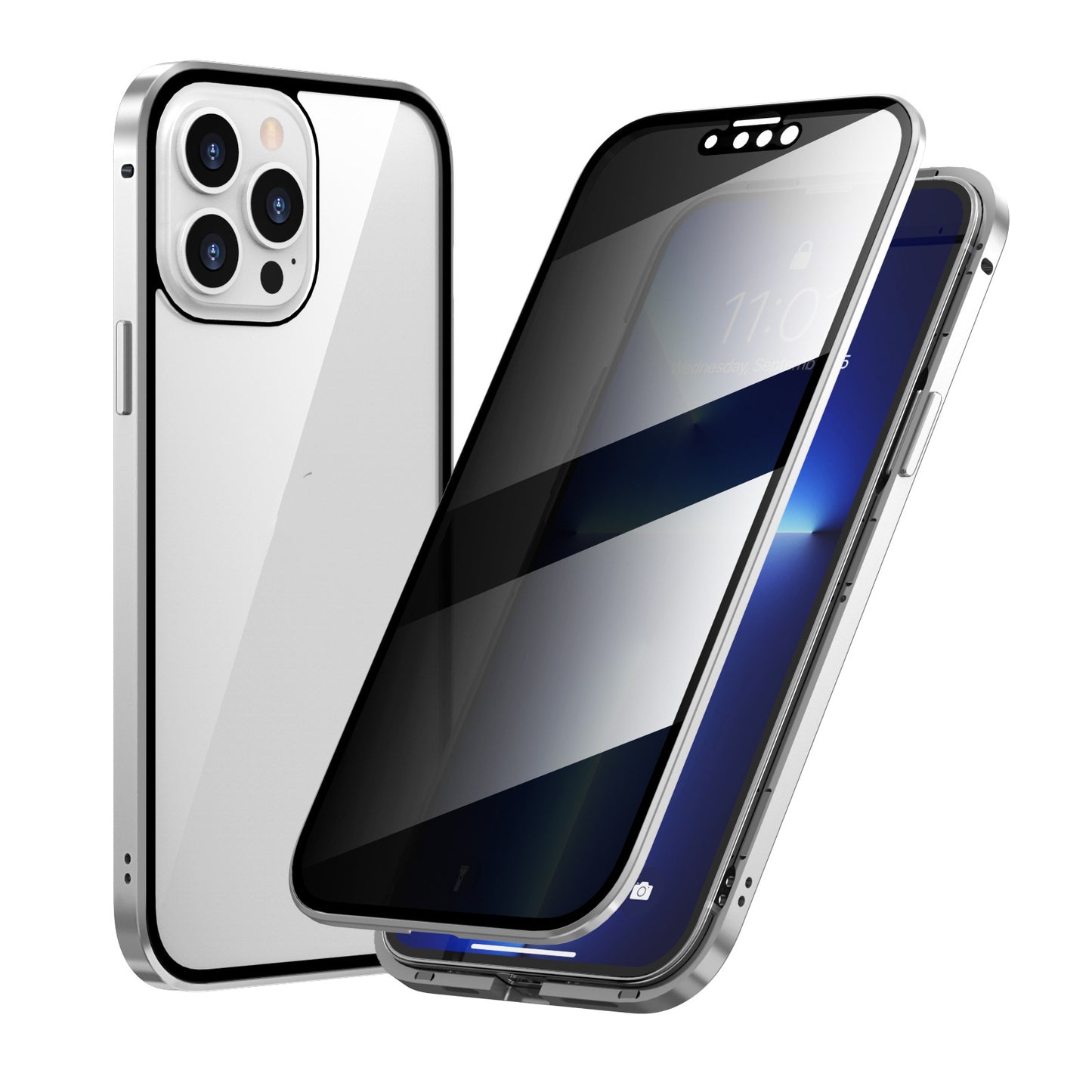 Privacy-proof Magneto Phone Case Double Sided Metal Frame - Jabula & Co