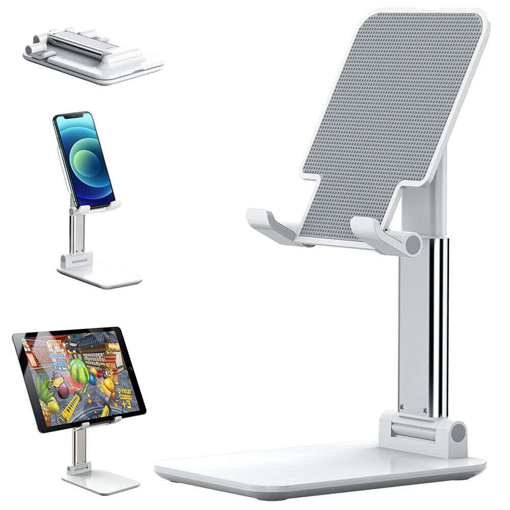 Cell Phone Stand Desktop Holder Tablet Stand Mount Mobile Phone Desktop Tablet Holder Table Cell Foldable Extend Support Desk Mobile Phone Holder Stand - Jabula & Co