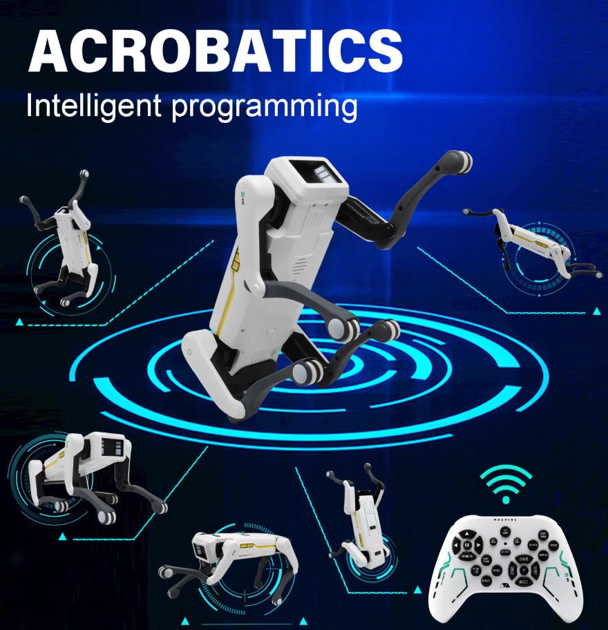 Intelligent AI RC Robot Dog Voice Dialogue APP Remote Control Programming Singin - Jabula & Co