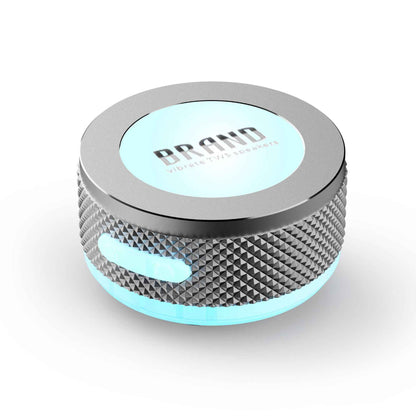 Small Wireless Bone Conduction Speakers Bluetooth Vibration Speaker With Color LED Light Portable Surface Adsorption Speaker - Jabula & Co
