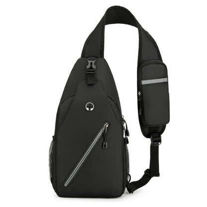 New Multifunctional Men's Shoulder Crossbody Bag Male Hard-Wearing Canvas Shoulder Messenger Bags Chest Bag - Jabula & Co