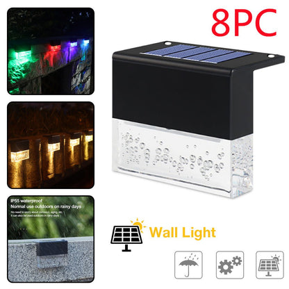 Waterproof New RGB LED Solar Light Step Fence Light - Jabula & Co