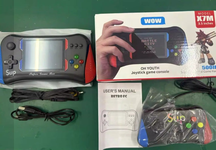 3.5'' 500 Classic Games Handheld Retro Video Game Console Player For Kids Adults