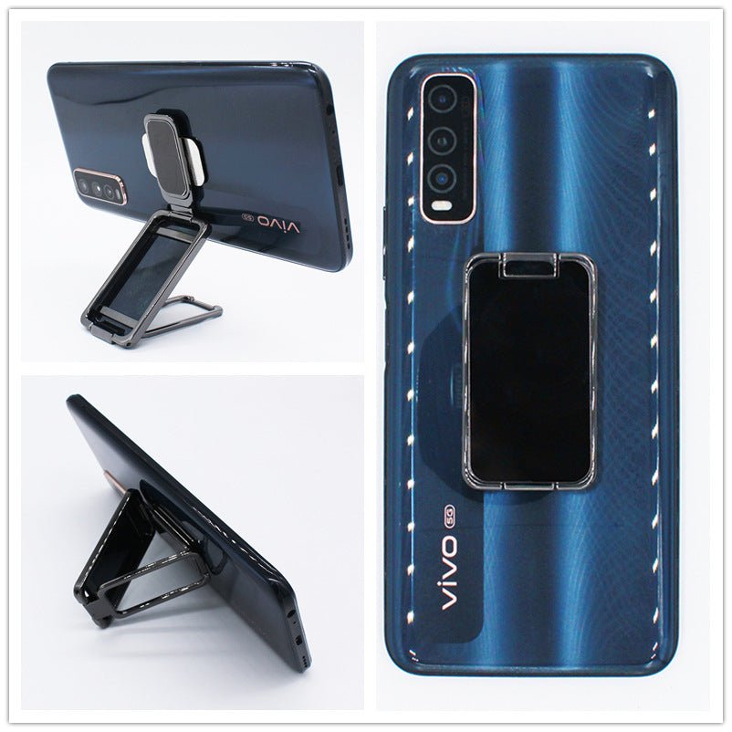 Foldable Mobile Phone Holder Ring Buckle Retractable Desktop CellPhone Stand Car Magnetic Bracket Office Accessories - Jabula & Co