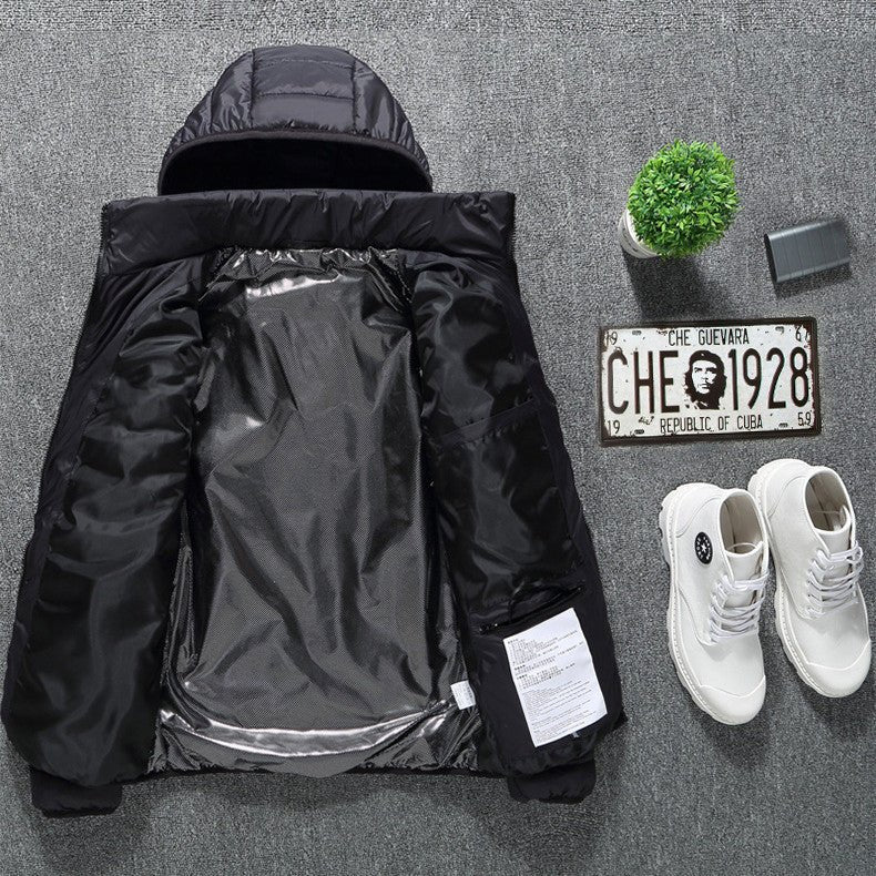 Winter Heated Jacket USB Electric Cotton Coat Zip-up Heater Thermal Clothing Heating Vest For Men - Jabula & Co