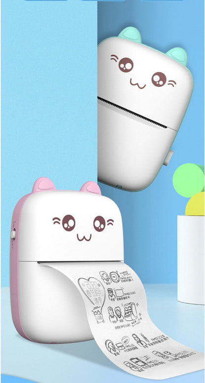 Mini Printer Portable Mini Bluetooth WiFi New Wrong Printer Mobile Phone Photo Title Note Hot Print Pocket Student Error Label Printer - Jabula & Co