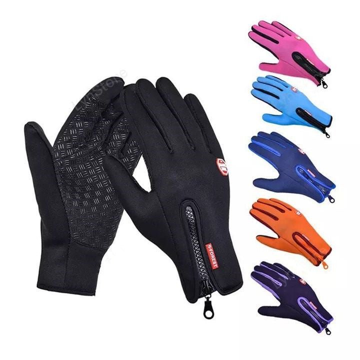 Winter Gloves Touch Screen Riding Motorcycle Sliding Waterproof Sports Gloves With Fleece by Jabula & Co