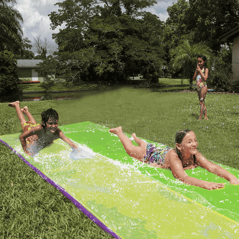 Water slide outdoor grass water slide bed play water bed by Jabula & Co