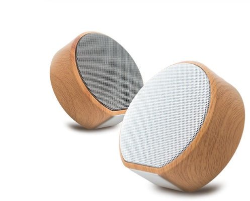 Mini Wood Bluetooth Speaker Portable Outdoor Wireless Support AUX TF - Jabula & Co
