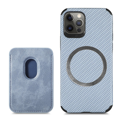 Magnetic Card Holder XR Carbon Fiber Pattern Phone Case - Jabula & Co