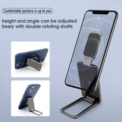 Foldable Mobile Phone Holder Ring Buckle Retractable Desktop CellPhone Stand Car Magnetic Bracket Office Accessories - Jabula & Co