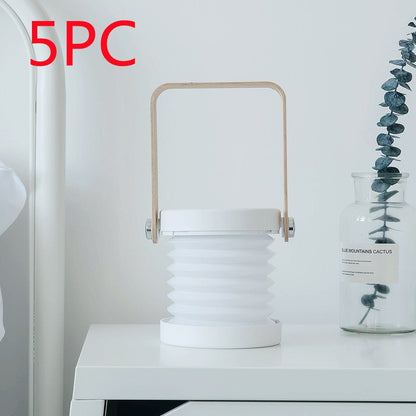 Foldable Touch Dimmable Reading LED Night Light Portable Lantern Lamp USB Rechargeable For Home Decor by Beckett