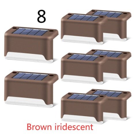 New Upgrade Waterproof LED Solar Fence Lamp Solar Deck Lights Solar Step Light Outdoor For Patio Stairs Garden Pathway Step Yard by Beckett