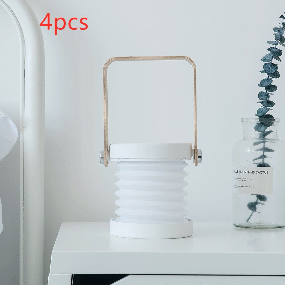 Foldable Touch Dimmable Reading LED Night Light Portable Lantern Lamp USB Rechargeable For Home Decor - Jabula & Co