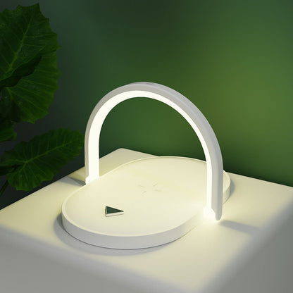3 In 1 Foldable Wireless Charger Night Light Wireless Charging Station Stonego LED Reading Table Lamp 15W Fast Charging Light - Jabula & Co