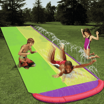 Water slide outdoor grass water slide bed play water bed by Jabula & Co