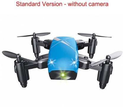 Micro Foldable RC Drone 3D Bearing Steering Wheel Remote Control Quadcopter Toys With Camera WiFi APP Control Helicopter Dron Kids Gift - Jabula & Co
