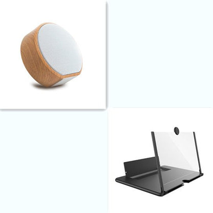 Mini Wood Bluetooth Speaker Portable Outdoor Wireless Support AUX TF - Jabula & Co