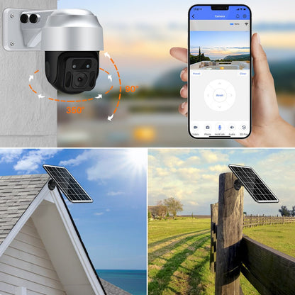 Solar Powered Wireless WiFi Surveillance Camera - Jabula & Co