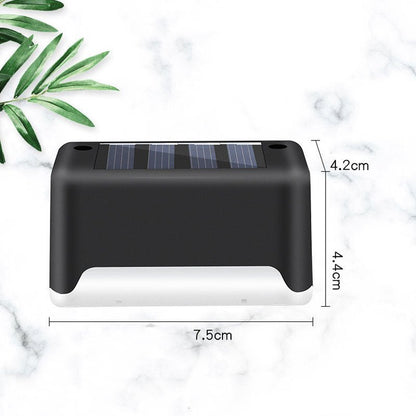 New Upgrade Waterproof LED Solar Fence Lamp Solar Deck Lights Solar Step Light Outdoor For Patio Stairs Garden Pathway Step Yard - Jabula & Co