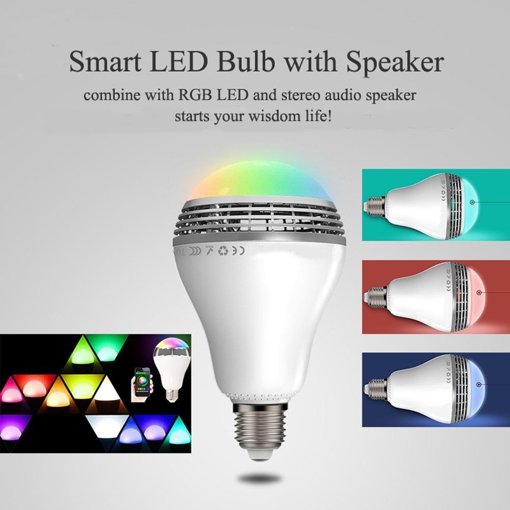 Creative Home LED Smart Bluetooth Speaker E27 Bulb Light - Jabula & Co