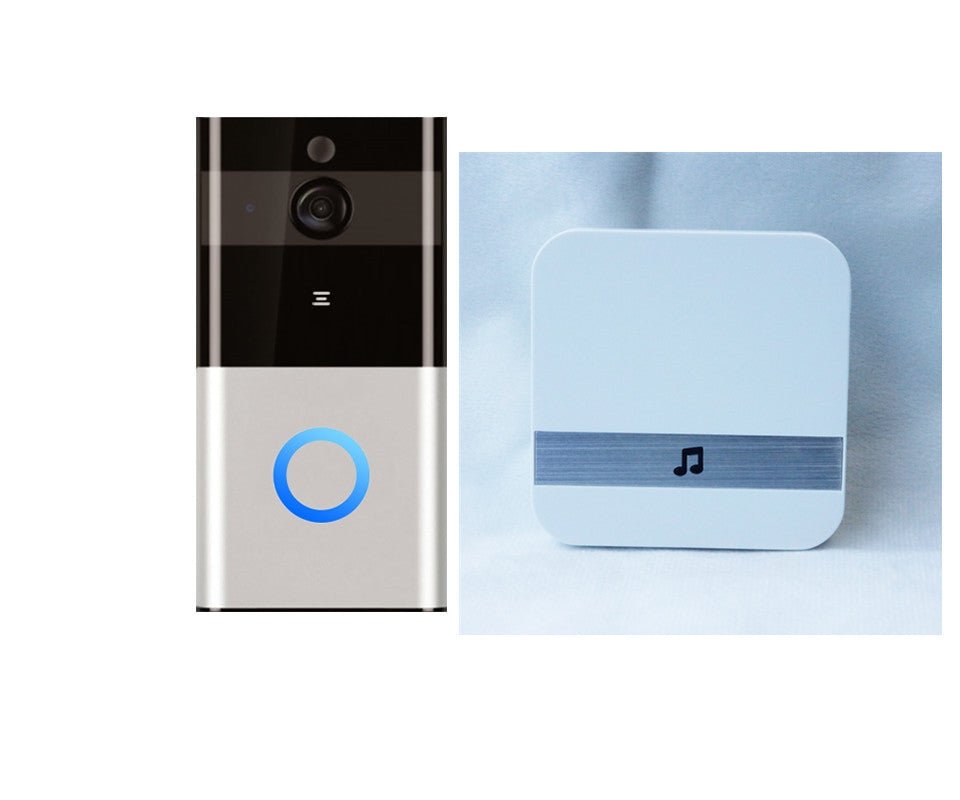 Marlboze 720P WIFI Visual Doorbell Wireless Intercom Doorbell PIR Motion Detection Night View SD card Video Smart Doorbell Ring - Jabula & Co