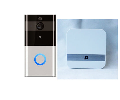 Marlboze 720P WIFI Visual Doorbell Wireless Intercom Doorbell PIR Motion Detection Night View SD card Video Smart Doorbell Ring - Jabula & Co