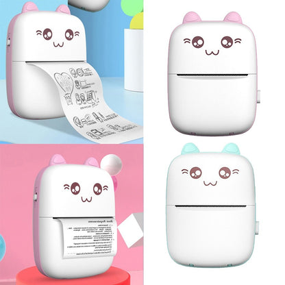 Mini Printer Portable Mini Bluetooth WiFi New Wrong Printer Mobile Phone Photo Title Note Hot Print Pocket Student Error Label Printer - Jabula & Co