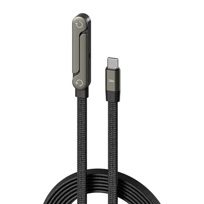 Fast Charging Foldable Bracket Data Cable 2-in-1 Data Wire Foldable Phone Tablet Stand Type-C To Type-C USB-A To Type-C - Jabula & Co