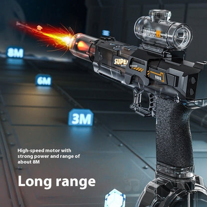 LED Lights Electric Water Guns Children Simulated Shooting Recoil Powerful Automatic Water Spray Gun Kids Summer Outdoor Toys - Jabula & Co