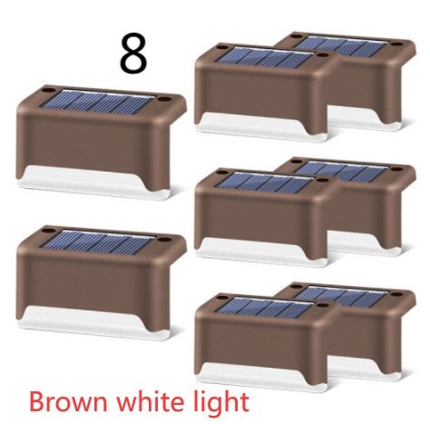 New Upgrade Waterproof LED Solar Fence Lamp Solar Deck Lights Solar Step Light Outdoor For Patio Stairs Garden Pathway Step Yard by Beckett