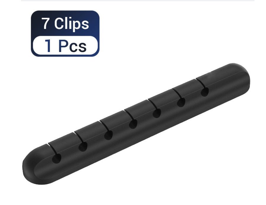 Silicone USB Cable Winder Desktop Cable Organizer Management Multipurpose Clips Cables Protector For Wired Headphones - Jabula & Co