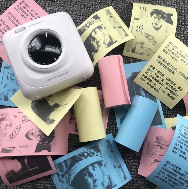 Mini Bliuetooth Wireless Thermal Printer Paper Sticker Label Printer - Jabula & Co