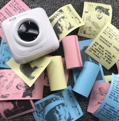 Mini Bliuetooth Wireless Thermal Printer Paper Sticker Label Printer - Jabula & Co