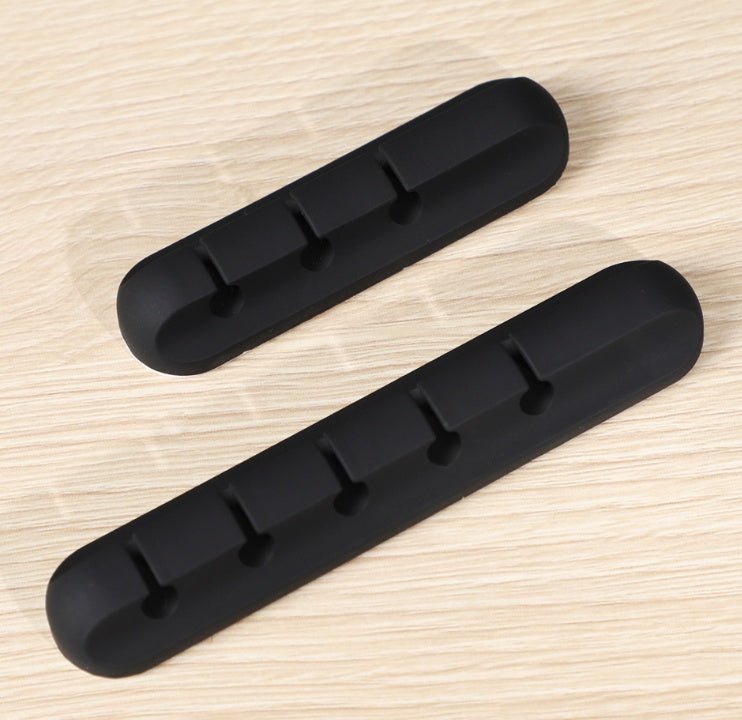 Silicone USB Cable Winder Desktop Cable Organizer Management Multipurpose Clips Cables Protector For Wired Headphones - Jabula & Co