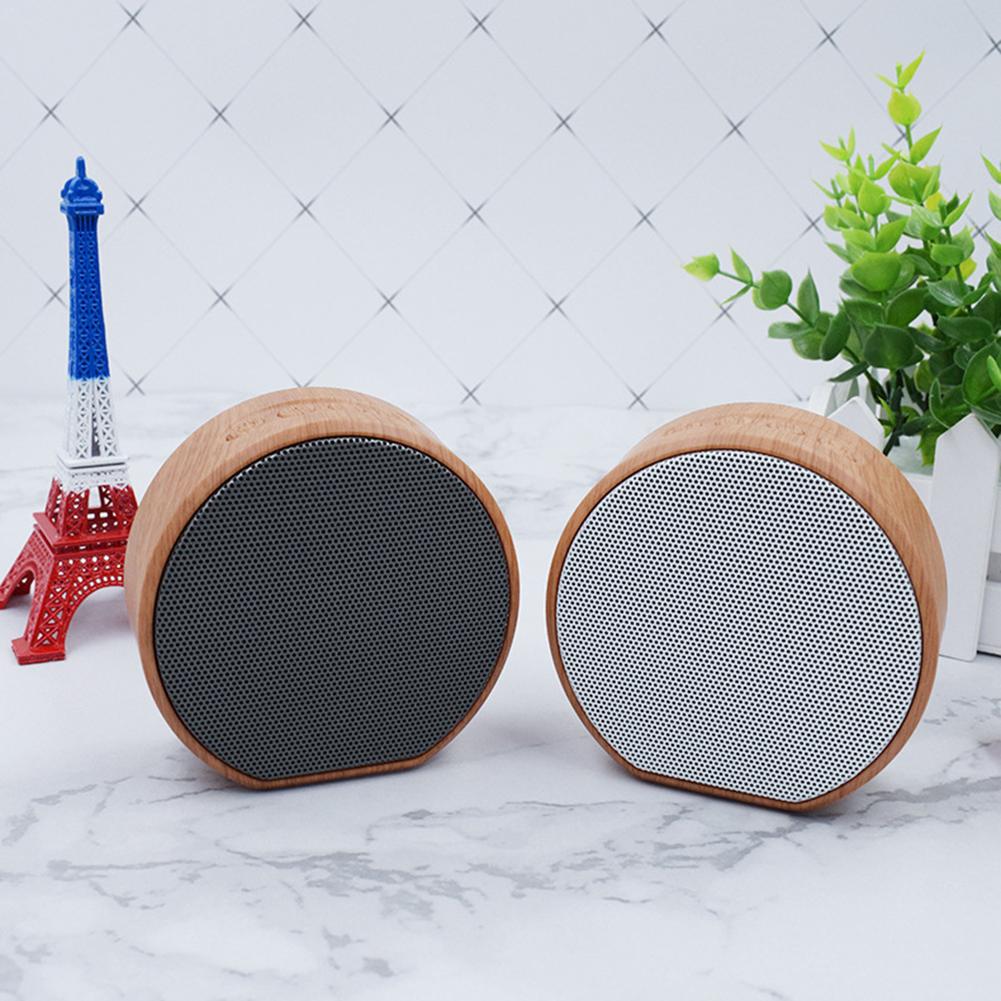 Mini Wood Bluetooth Speaker Portable Outdoor Wireless Support AUX TF - Jabula & Co