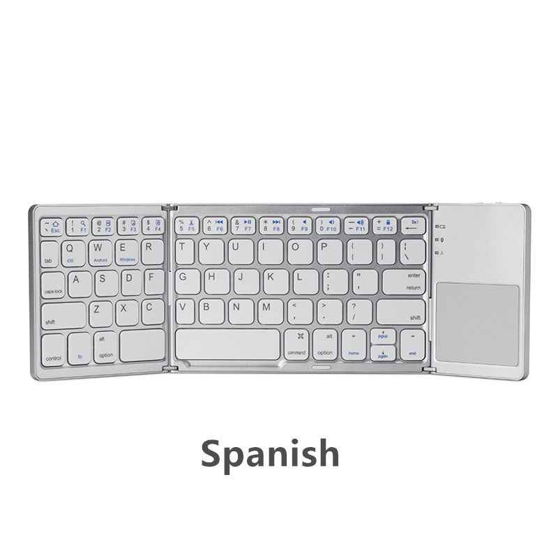 Ultra-thin Tri-fold Folding Touch Keyboard