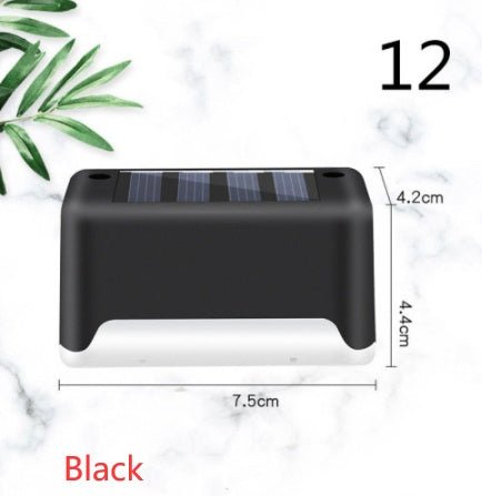 New Upgrade Waterproof LED Solar Fence Lamp Solar Deck Lights Solar Step Light Outdoor For Patio Stairs Garden Pathway Step Yard by Beckett