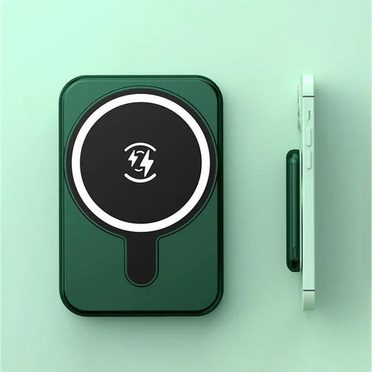 Mini Magnetic Power Bank 5000mAh Wireless - Jabula & Co