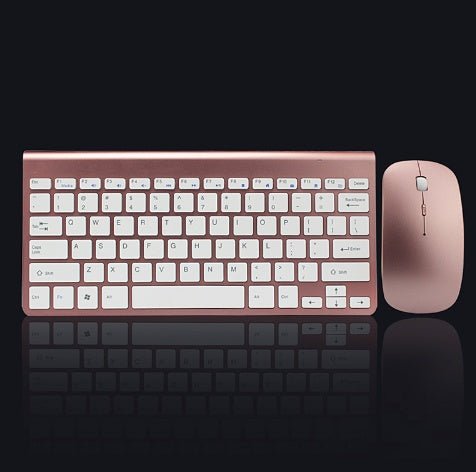 2.4G Wireless Keyboard And Mouse Protable Mini Keyboard Mouse Combo Set For Notebook Laptop Mac Desktop PC Computer Smart TV PS4 - Jabula & Co