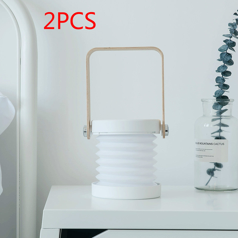 Foldable Touch Dimmable Reading LED Night Light Portable Lantern Lamp USB Rechargeable For Home Decor - Jabula & Co