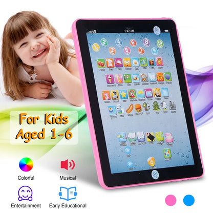 Baby Learning Tablet Educational Mini Pads Toys Touch Learn Toddler Tablet For ABC Numbers Words Gift by Jabula & Co