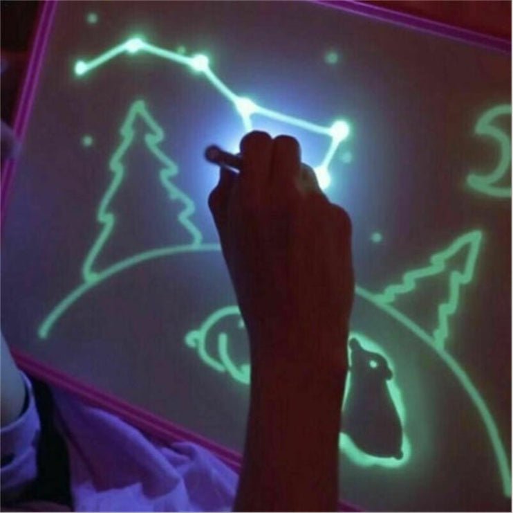 Educational Toy Drawing Pad 3D Magic 8 Light Effects Puzzle Board Sketchpad - Jabula & Co