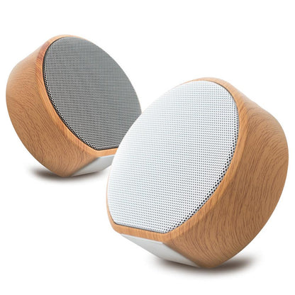 Mini Wood Bluetooth Speaker Portable Outdoor Wireless Support AUX TF - Jabula & Co