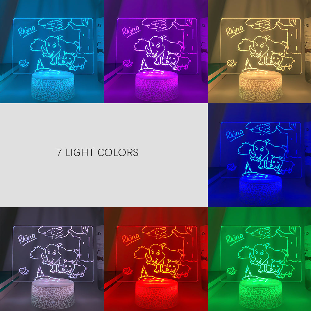 Rewritable Night Light With Display Panel - Jabula & Co