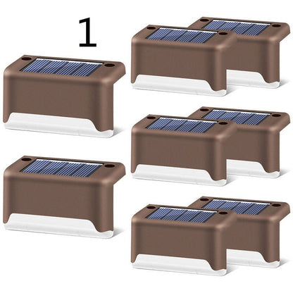 New Upgrade Waterproof LED Solar Fence Lamp Solar Deck Lights Solar Step Light Outdoor For Patio Stairs Garden Pathway Step Yard by Beckett