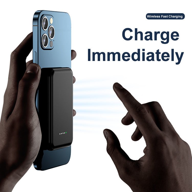 Mini Magnetic Power Bank 5000mAh Wireless - Jabula & Co